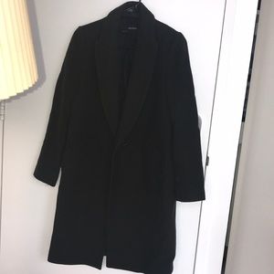 Zara dark forest green Pea Trench Coat size S